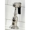 Kingston Brass KS1276AXBS Heritage Bridge Kitchen Faucet W/ Brass Sprayer, Nickel KS1276AXBS - alternate 5